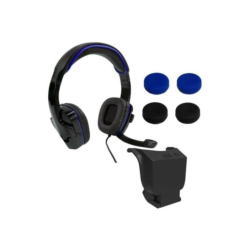 Sparkfox Playstation 4 Core Gamer Pack (Headset, battery pack and Thumb Grips)