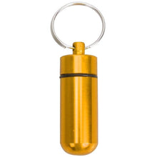 Load image into Gallery viewer, Mihuis Waterproof Aluminum Keychain Pill Box