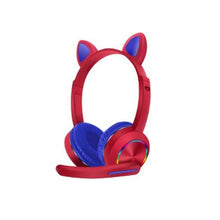 Load image into Gallery viewer, CAT Ear Headset - AKZ-K23- Wireless Headset With RGB LED Lighting