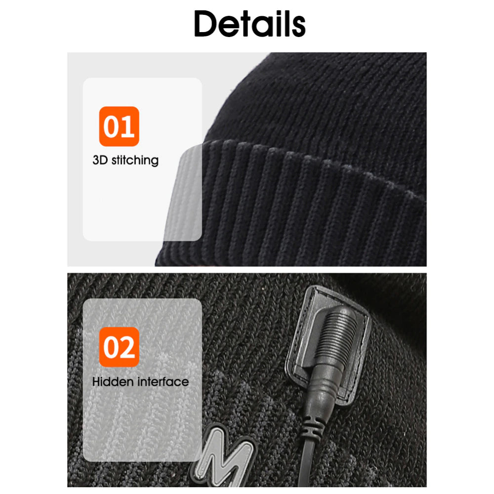 Unisex USB Heated Beanie