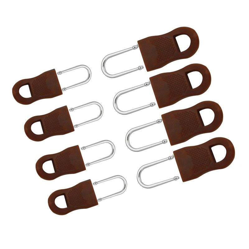 Mihuis Replacement Zipper Puller Repair Kit for Bags, Tents - Pack of 8