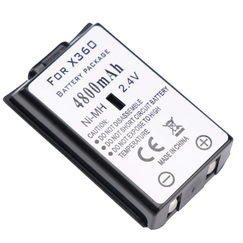 Replacement 4800mAh Rechargeable Battery Pack Xbox 360 Wireless Controller