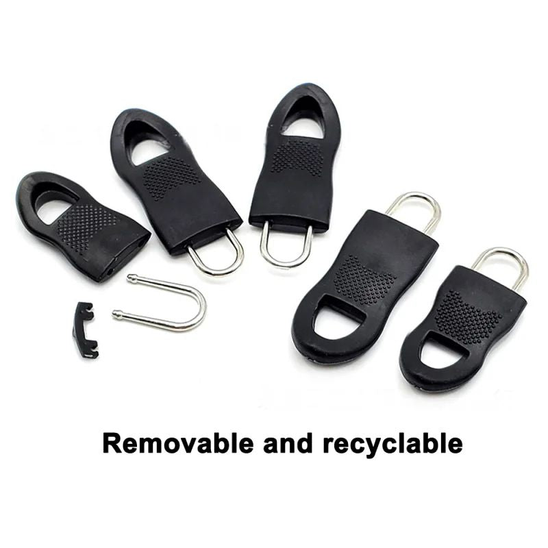 Mihuis Replacement Zipper Puller Repair Kit for Bags, Tents - Pack of 8