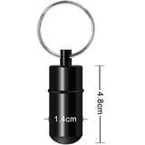 Mihuis Waterproof Aluminum Keychain Pill Box