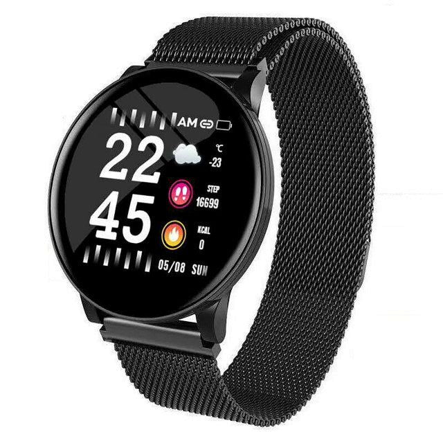 Techme W8 Smart Watch Heart Rate Monitor Tracker Fitness Sports Watch