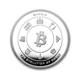 BitPay 1 oz Fine .999 Silver Bitcoin Round Coin
