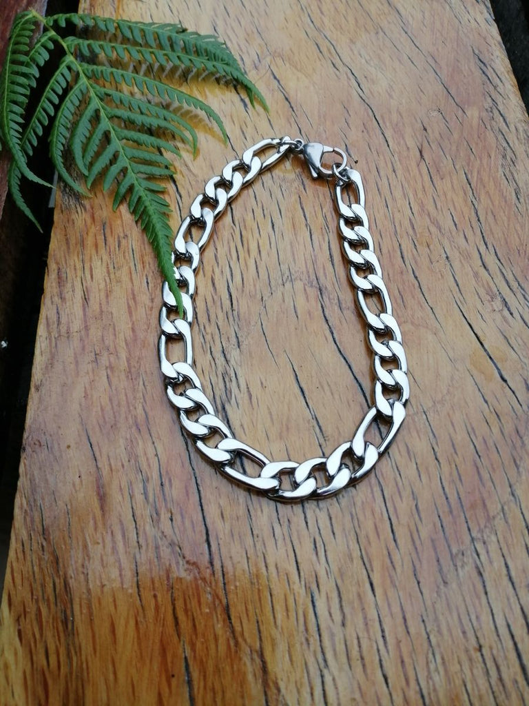 10mm Thick Stainless Steel Bracelet - 20cm