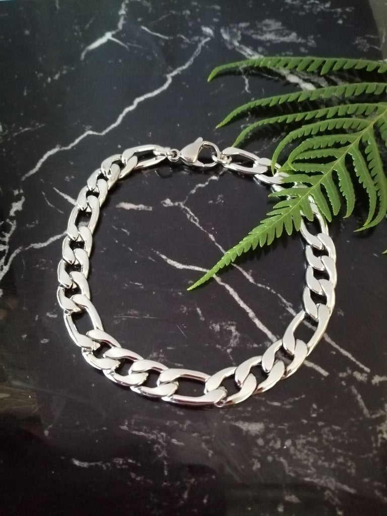 10mm Thick Stainless Steel Bracelet - 20cm