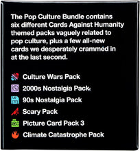 Load image into Gallery viewer, Cards Against Humanity: Pop Culture Bundle Expansion Set