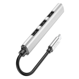 Hoco HB26 Type-C / USB-C to USB 3.0+USB 2.0*3 4 In 1 OTG Converter Adapter