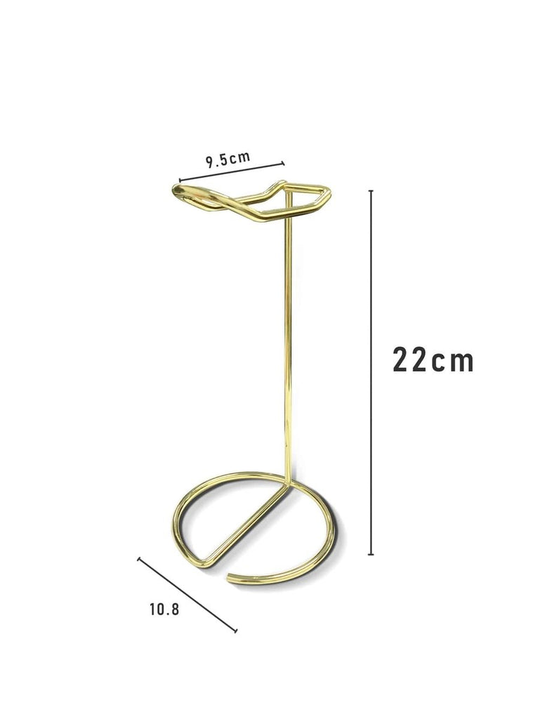 Techme Gold Headphone Headset Desktop Stand