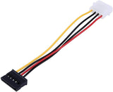 SATA 4 Pin IDE to 15 Pin HDD Power Adapter Cable Hard Drive