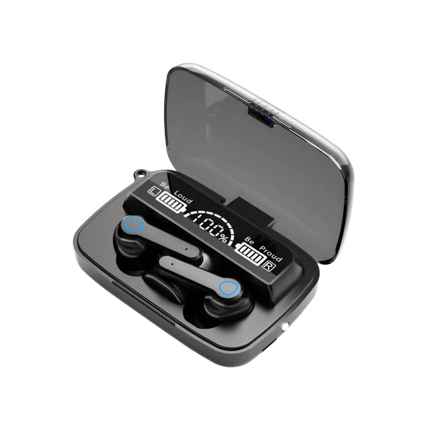 M19 Wireless Bluetooth In-Ear Earphones with LED Charging Box / Carry Case