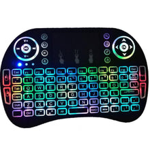 Load image into Gallery viewer, i8 Wireless Keyboard Touchpad for PC, TV - RGB Mini Keyboards