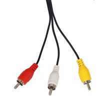 Load image into Gallery viewer, Techme 3.5mm AUX Cable to 3 RCA Cable 1.5m - Audio Jack to Audio Video AV Adapter