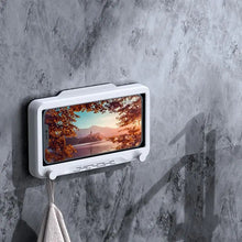 Load image into Gallery viewer, Techme White Waterproof Smartphone Holder for Bathroom/Shower/Bath