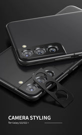 Camera Lens Glass Cover for Samsung Galaxy S22 - Pack of 2 - Black