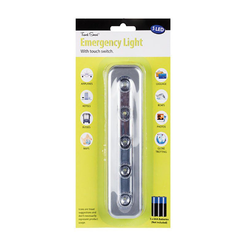 Travel Smart Emergency Light 5 LED Touch Bar