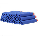 Refill Foam Darts Bullets for Nerf Toy Guns - 200 Pack-7.2*1.3cm Blue