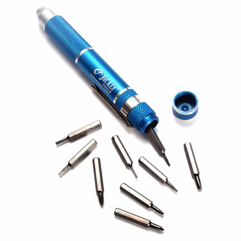 Jackly 9 in 1 mini Electronic Watch Repair Screwdriver Kit  8809-B - Awesome Imports - 4