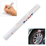 Car Tyre Tire Metal Paint Pen Marker - White
