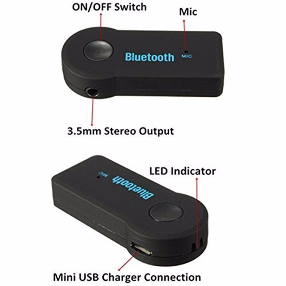 Car Bluetooth Hands Free A2DP Audio Receiver