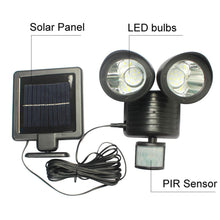Load image into Gallery viewer, 22 LED Solar Powered PIR Motion Sensor Security Light