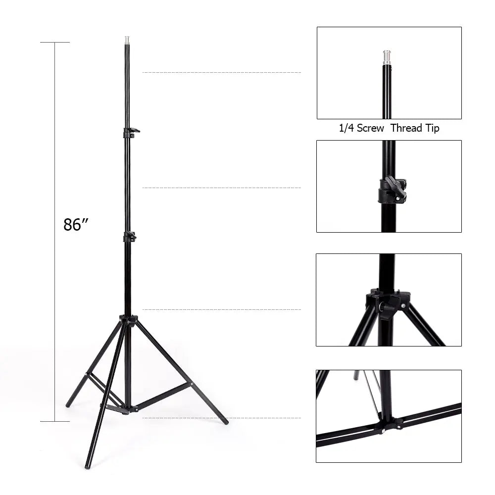 135W Bulb 5070 Single Head Soft Light Box Two Lights Set Awesome Imports