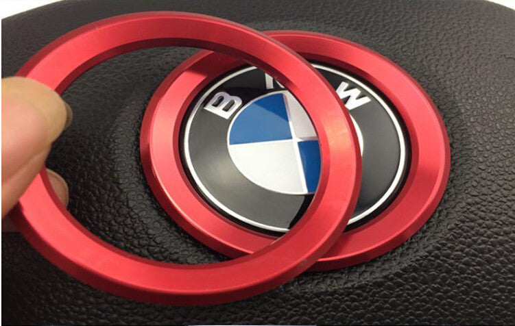 Car Steering Wheel Center Decoration Ring Cover For BMW - Awesome Imports - 2