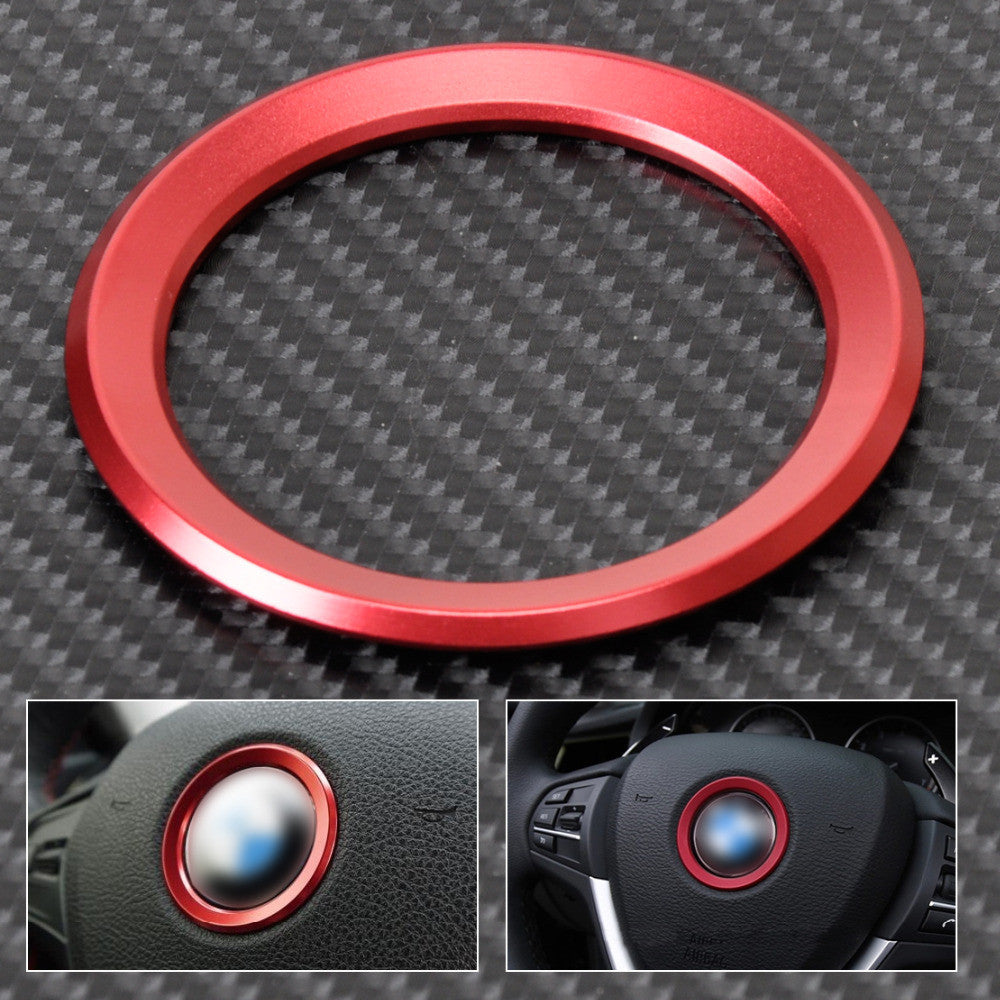 Car Steering Wheel Center Decoration Ring Cover For BMW - Awesome Imports - 3