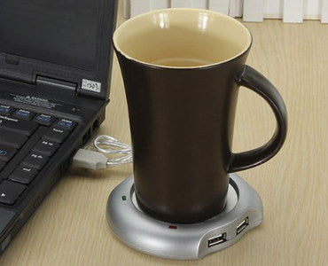USB Cup Warmer with 4 Port USB Hub - Awesome Imports - 2