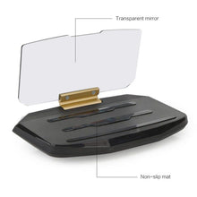 Load image into Gallery viewer, Cell Phone Reflector Heads-Up Display Bracket Mounted