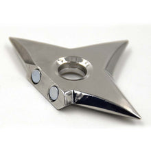 Load image into Gallery viewer, Silver Ninja Shuriken Magnet - Awesome Imports - 1