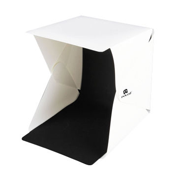 PULUZ 20cm Folding Portable 550LM Light Photo Lighting Studio Box Kit with 6 Colors Backdrops