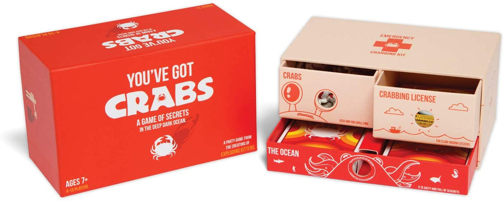 You've Got Crabs by Exploding Kittens - A Card Game Filled with Crustaceans & Secrets