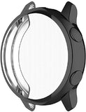 TPU Protective Cover Frame for Samsung Galaxy Watch Active SM-R500 - Black