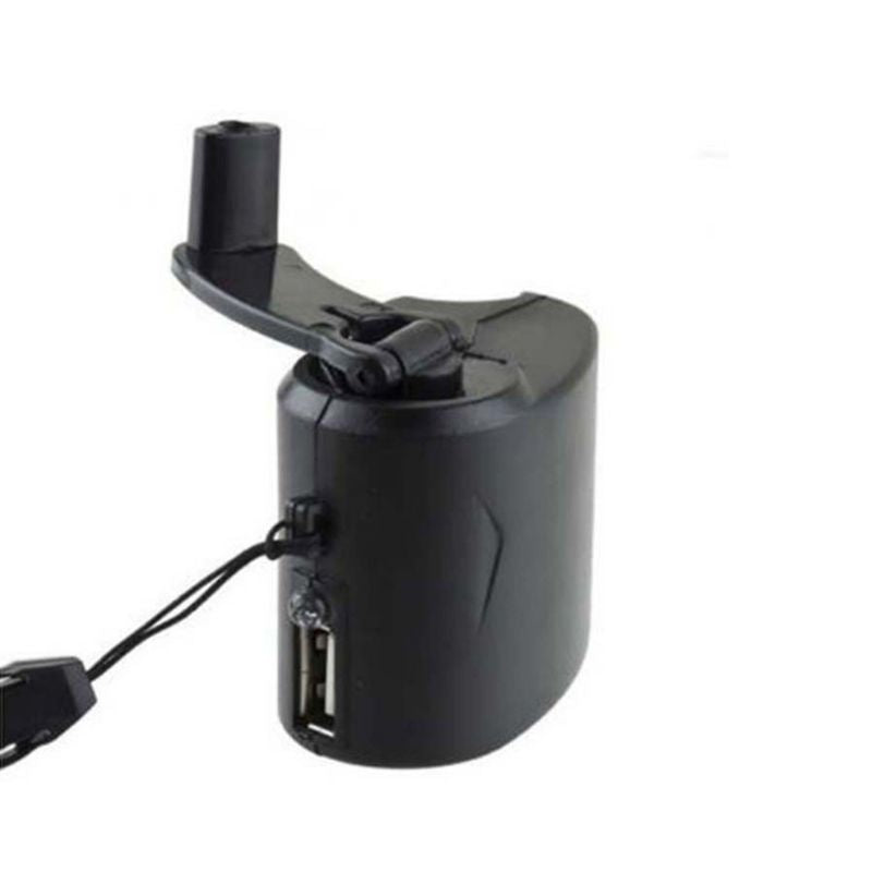 Techme Portable 5.5V USB Emergency Charger Hand Crank Charger