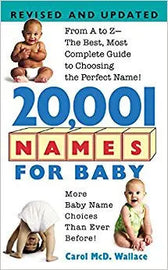 20,001 Names For Baby: Revised and Updated - USED Awesome Imports