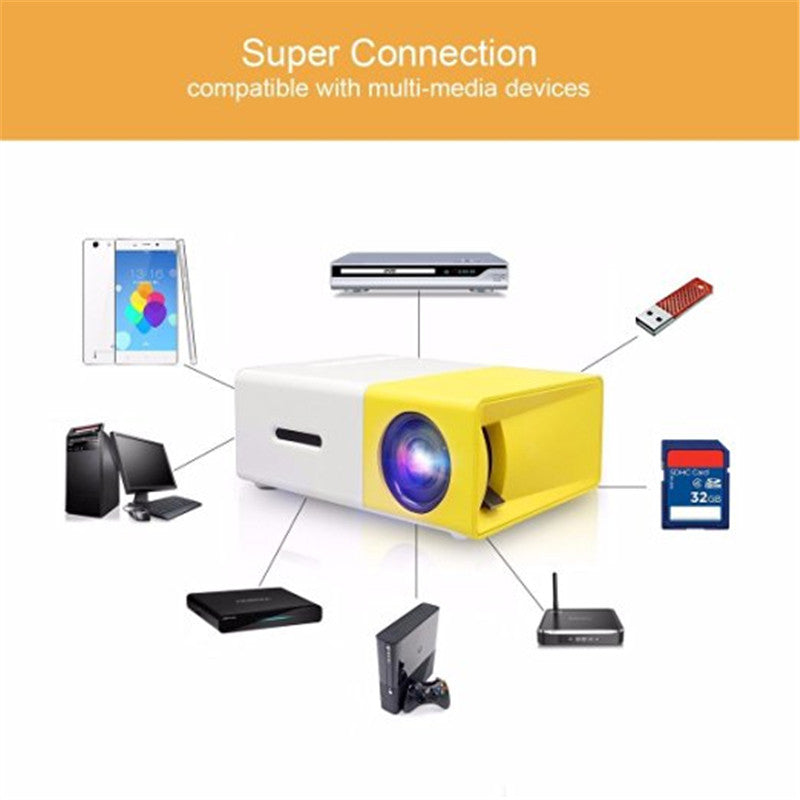 Portable YG300 Mini Led Projector - Awesome Imports - 4