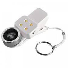 Universal Smartphone 4-in-1 Camera Lens Clip - White
