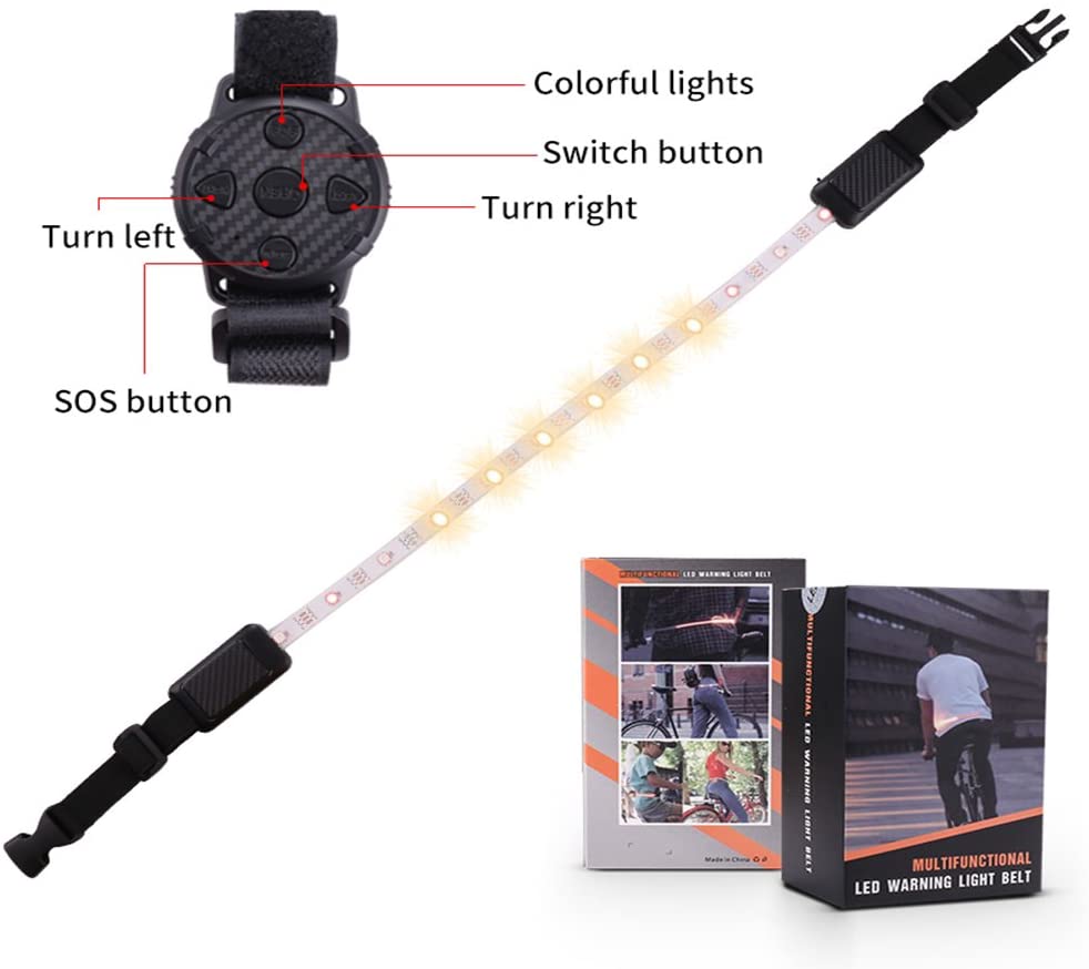 Techme Multifunctional LED High Visiblity Safety Light Belt