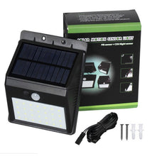 Load image into Gallery viewer, Mihuis 28 LED Detachable Solar Motion Sensor Security Outdoor Wall Floodlight