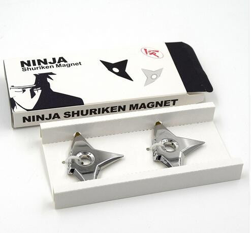 Silver Ninja Shuriken Magnet - Awesome Imports - 2
