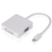 Load image into Gallery viewer, Male Mini Displayport (Thunderbolt) to DVI-D, HDMI or Displayport Female Adapter (Used by most Apple) - Awesome Imports