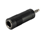 3.5mm Male to 6.3mm Female Convert Jack Adapter