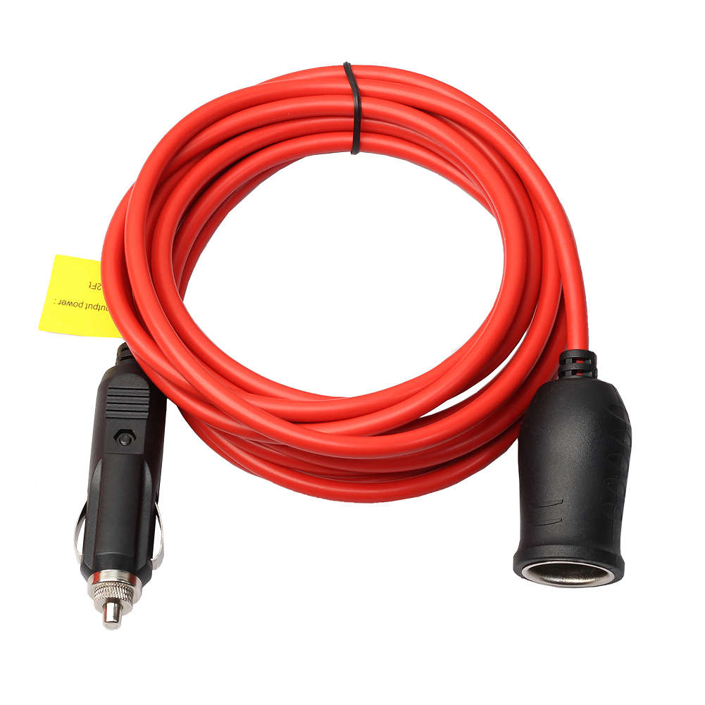 3.6M Heavy Duty 12V / 24V Cigarette Lighter Plug Extension Cable