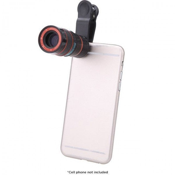Universal 8x Zoom Telescope Camera Lens with Clip for Smartphone & Tablets - Awesome Imports - 2