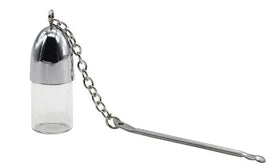 36mm Snuff Glass Dispenser With Spoon Awesome Imports