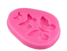 3D Butterfly Silicone Mold Polymer Clay Candy Molds Cupcake Topper Shopinc