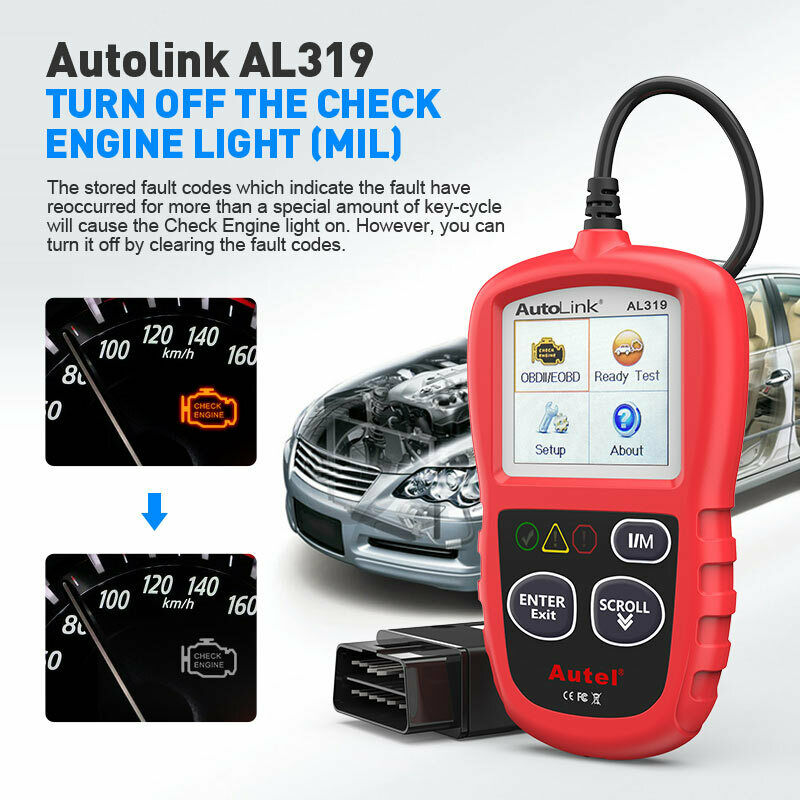 Autel Autolink AL319 OBD2 Diagnostic Tool (Parallel Import)